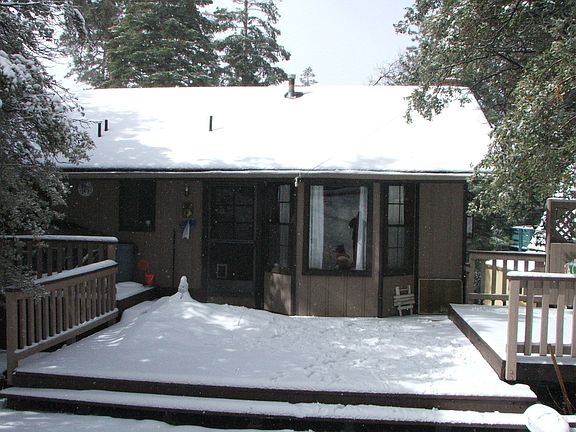 Rear view of cabin