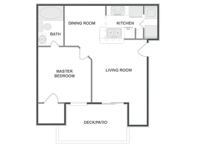 Floor plan A2 - Luxe