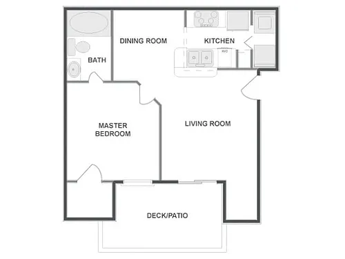 Floor plan A2 - Luxe