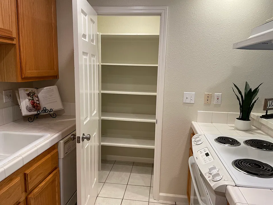 Large pantry.
