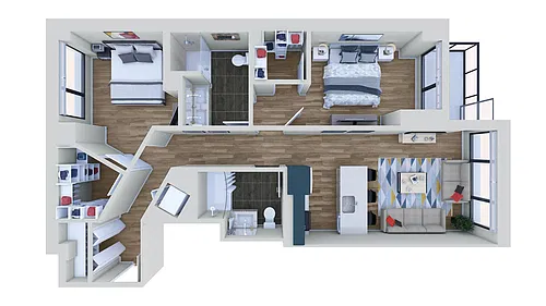 Floor plan B3