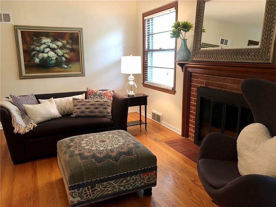 One of two main floor living areas.