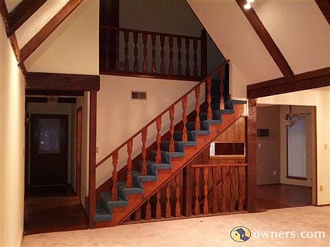 Stairway to second floor.