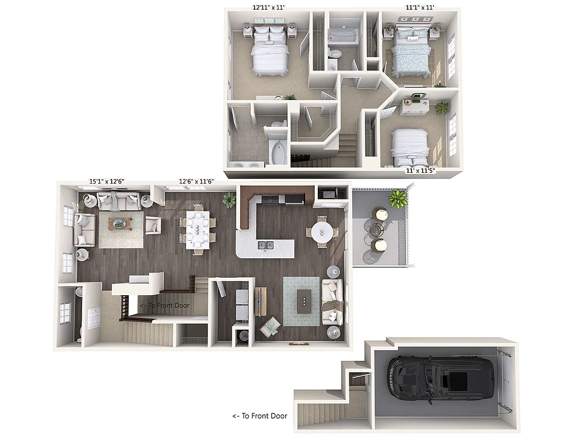 Floor plan C1TG-S