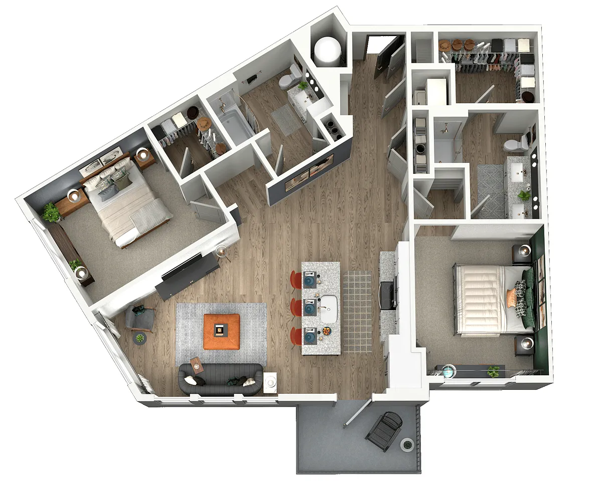 Floor plan B3