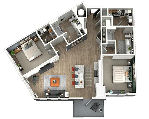 Floor plan B3