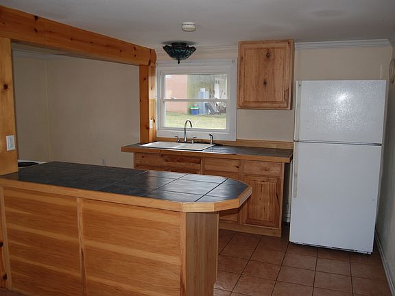 bar area and kitchen
