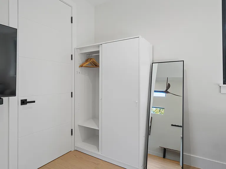 Armoire closet.