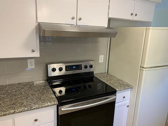 New oven and hood! Refrigerator is included as well.
