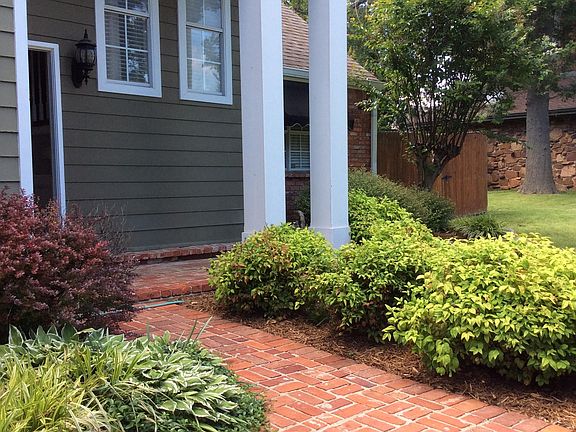 Used brick entry way.