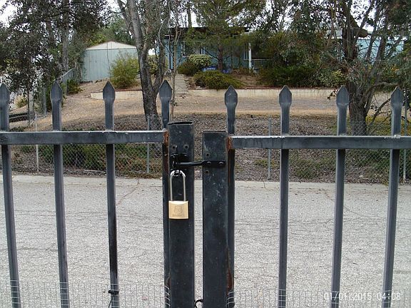 Back gate to back driveway.