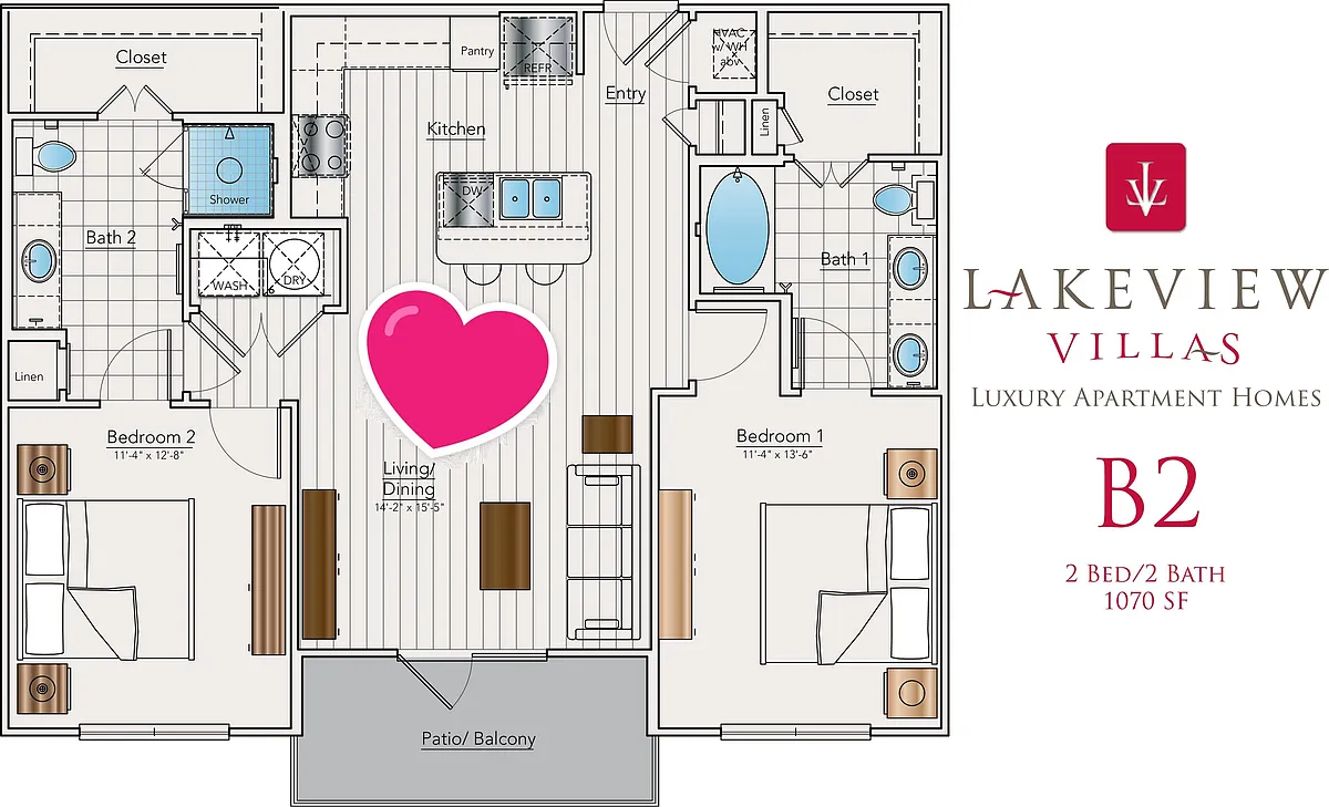 Floor plan B2