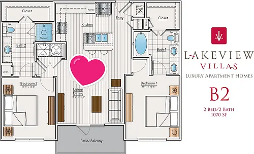 Floor plan B2