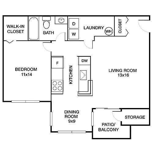 Floor plan Willow Premier