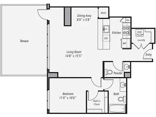 Floor plan A18P