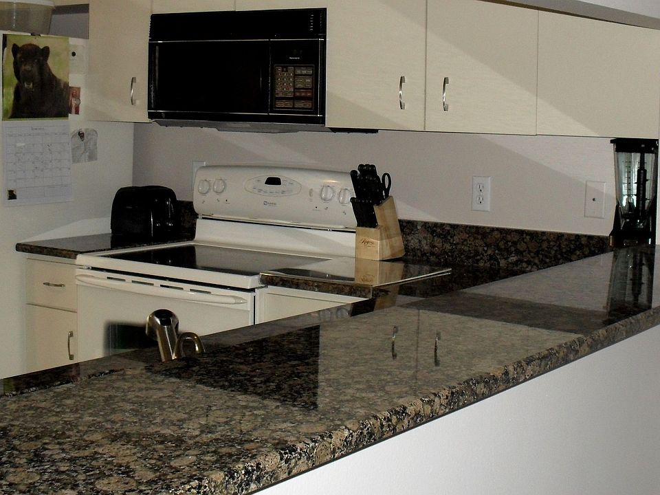 Kitchen with Granite Counter