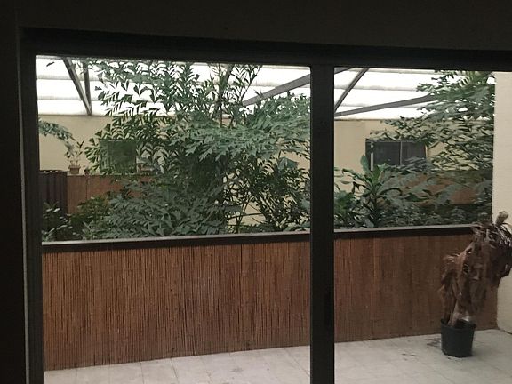 View from Living room to large deck