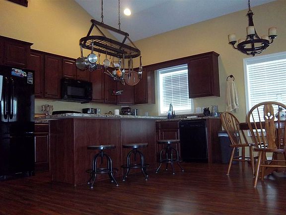 3 Bar stools included into sale.  All appliances are electric.