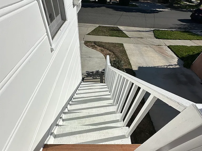 stairs re-done recently for added structural safety