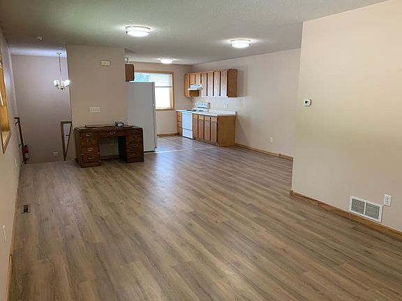 upper level living room to kitchen area