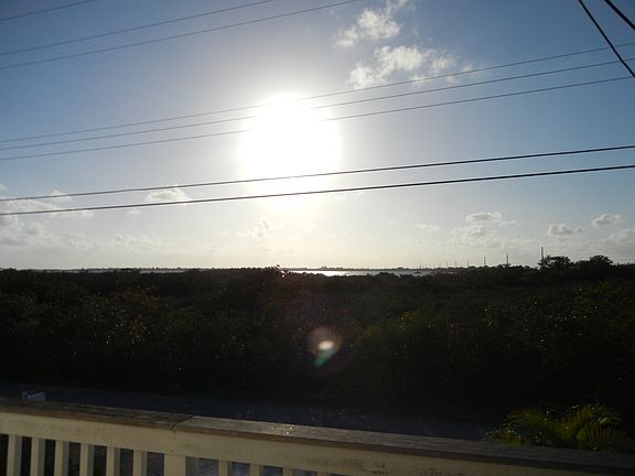 sunset view from porch