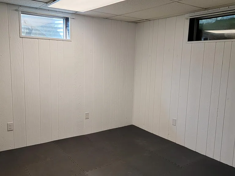 Basement workout room
