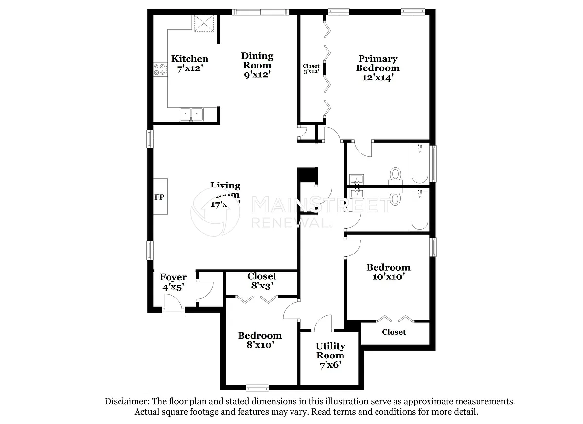 Floor Plan - 3310 Bell Glen Ct