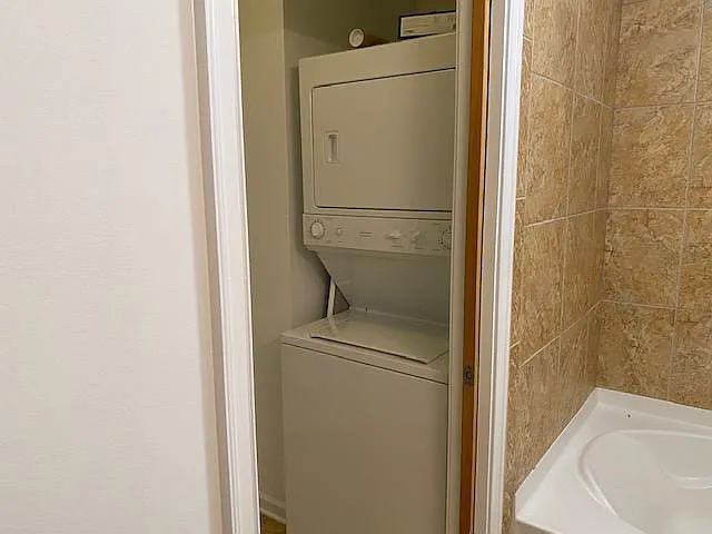 Washer and Dryer included inside of the unit