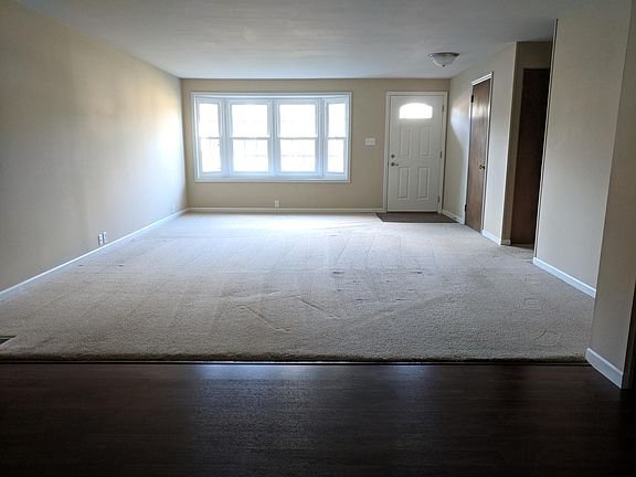 Living room open to dining area