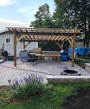 Outside kitchen