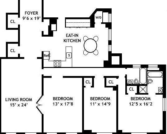2nd image of 207 W 106th St APT 7D