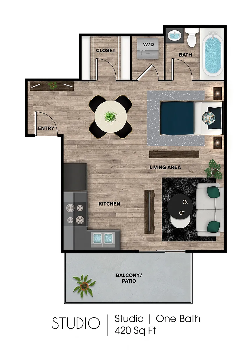Floor plan Studio