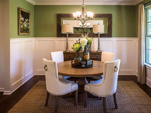 Formal dining room just off foyer