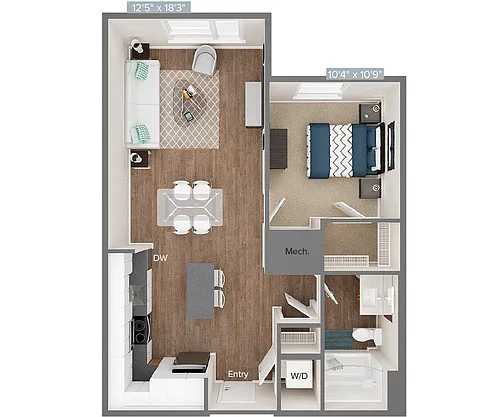 Floor plan A22-657-672