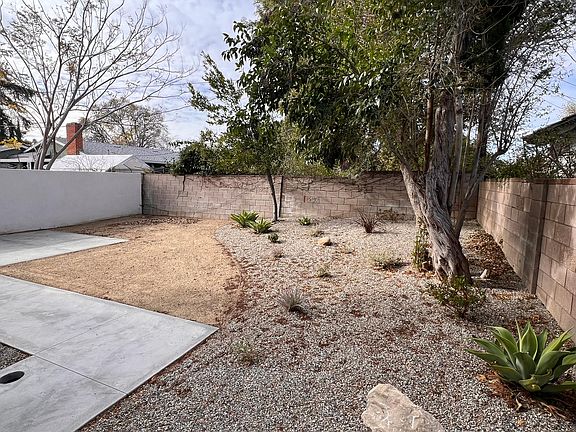 Private backyard