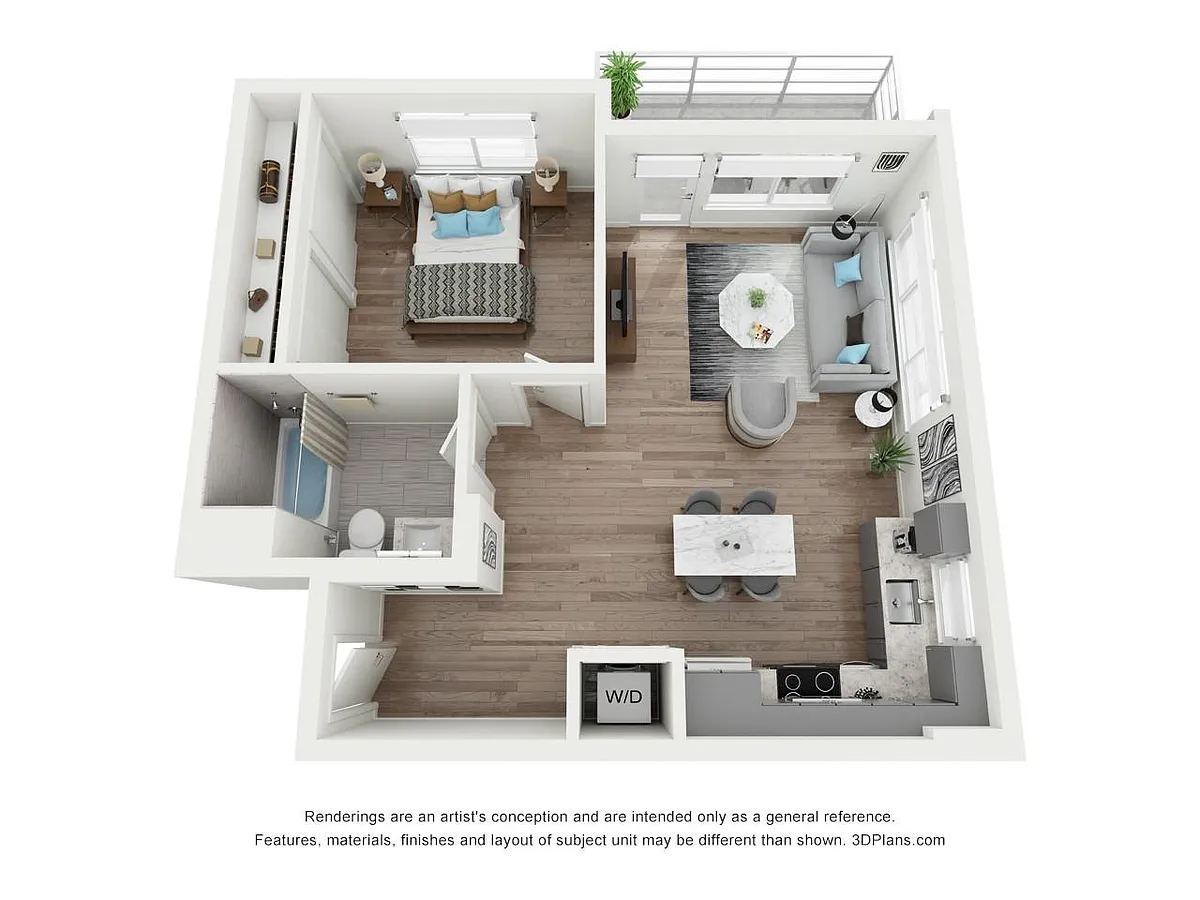 Floor plan Studio - S6