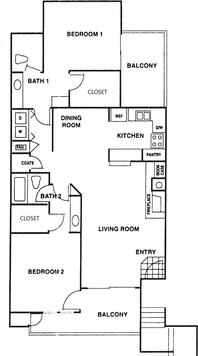 Floor plan Model 2C