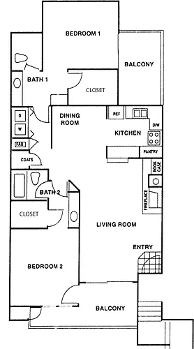Floor plan Model 2C