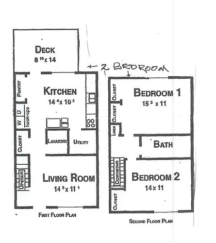 Floor plan 2bed