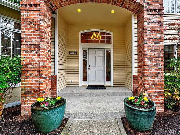 Brick columns and covered entry