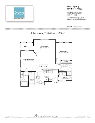 Floor plan Diamond 2 2.2