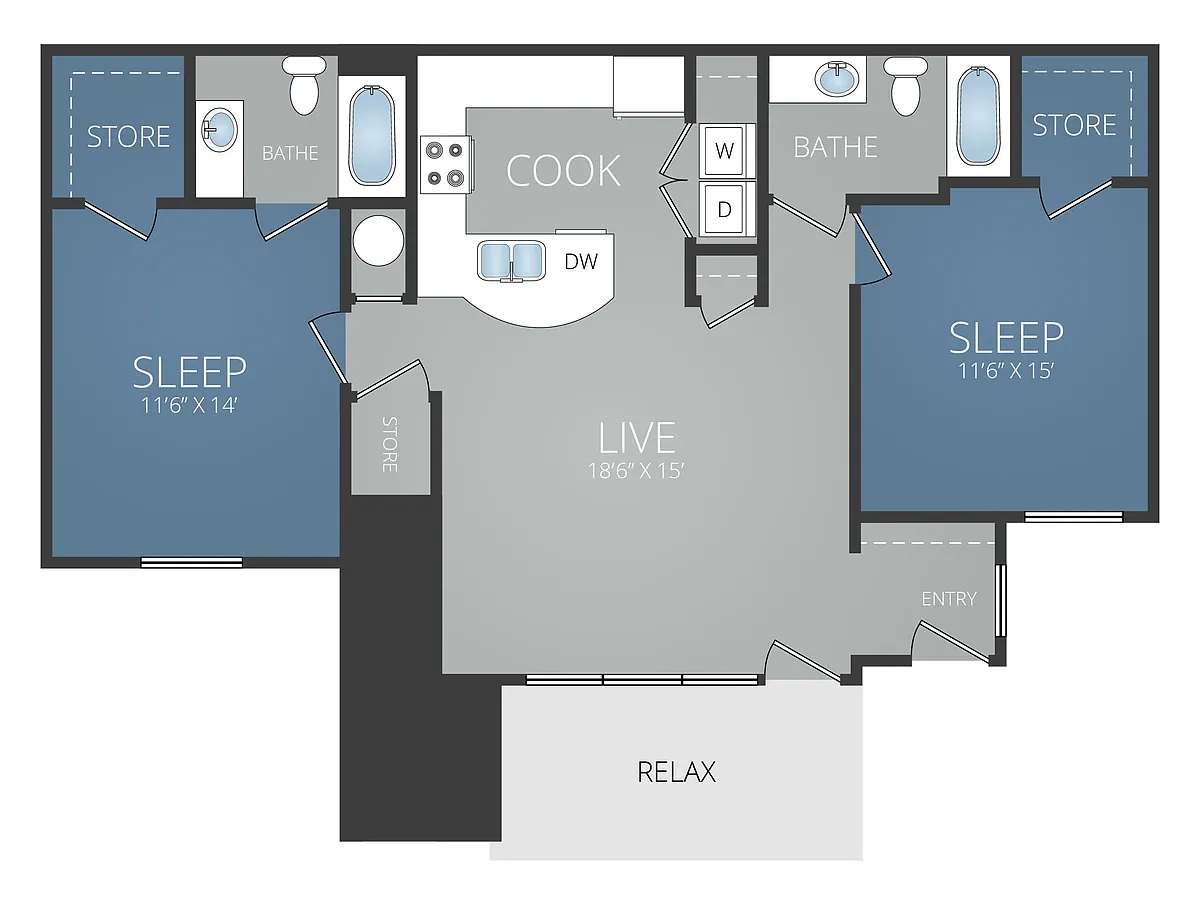 Floor plan B2