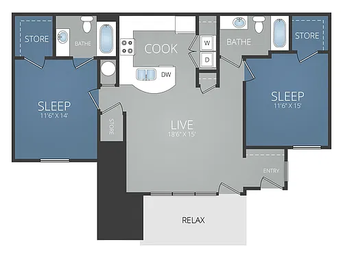 Floor plan B2