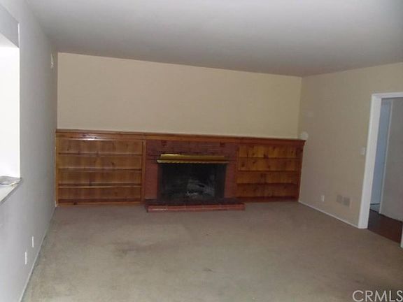 Living room with fireplace