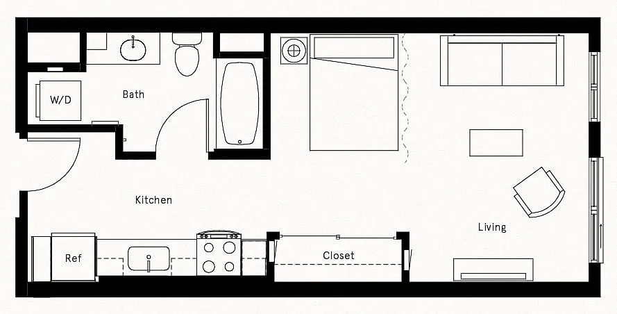 Floor plan Studio-A3