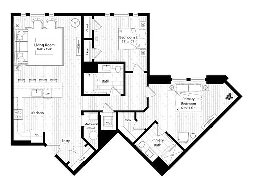 Floor plan B6