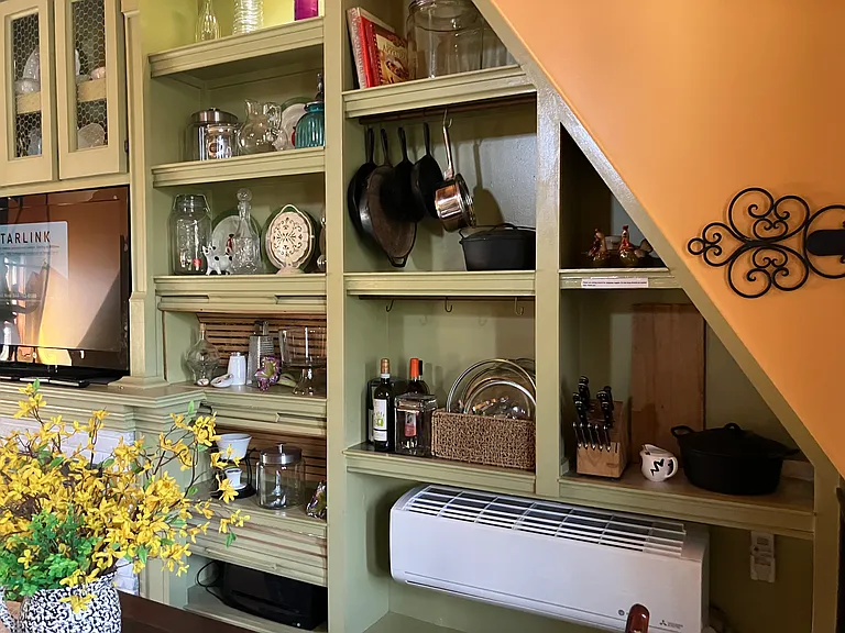Fully stocked kitchen