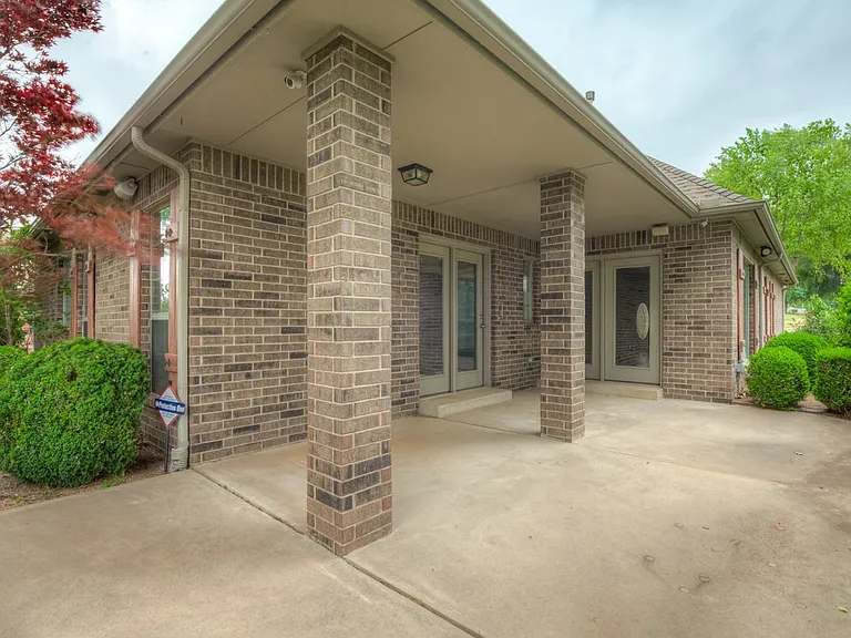 Inviting Covered patio
