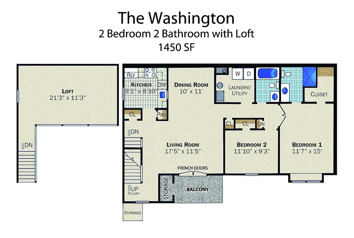 Floor plan Washington