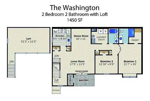 Floor plan Washington